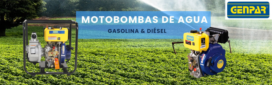 Motobombas de Agua a Gasolina o Diesel