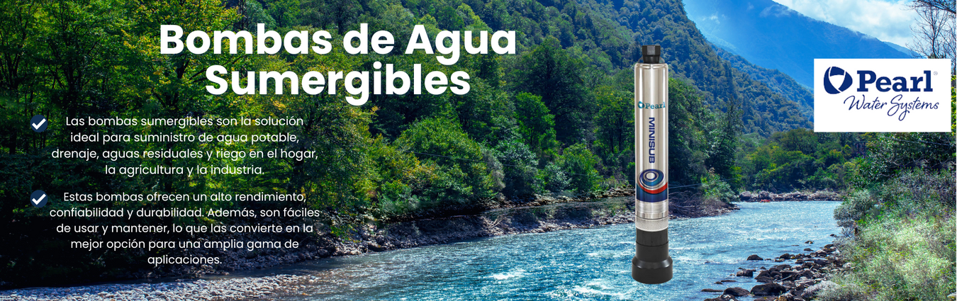 Bombas de Agua Sumergibles Tipo Lapicero Pearl