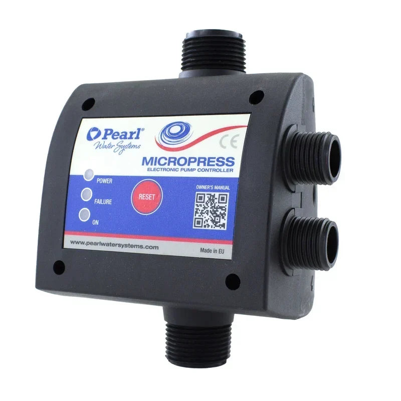 Presurizador Electrónico de Agua con Bomba Jet Autocebante en Acero Inoxidable de 0.7 Hp, Pearl