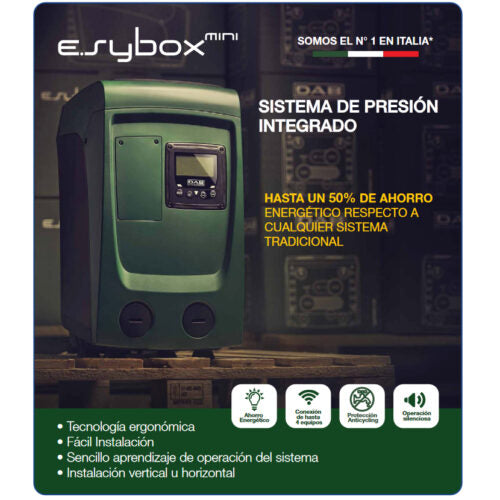 Bomba de Agua de Presión Constante Electrónico Esybox Mini 3 de 1 Hp, DAB