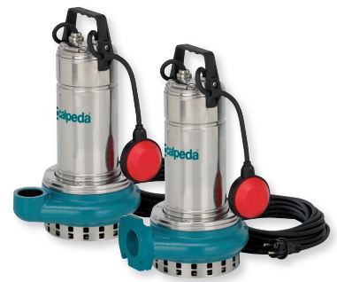 Bomba de Agua Eyectora para Drenaje Serie GQR, Calpeda